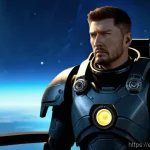 스타크래프트2 무료 플레이 가이드 - **Prompt:** An epic and inviting scene featuring the iconic Terran hero, Jim Raynor, fully clad in h...