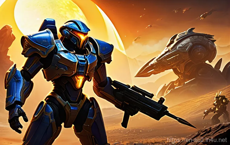 스타크래프트2 무료 플레이 가이드 - **Prompt:** An epic and inviting scene featuring the iconic Terran hero, Jim Raynor, fully clad in h... 스타크래프트2 무료 플레이 가이드 - **Prompt:** An epic and inviting scene featuring the iconic Terran hero, Jim Raynor, fully clad in h...