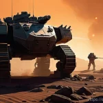 스타크래프트2 OST 리뷰 - The Terran Anthem: Gritty Frontier Defense**
A highly detailed, cinematic scene depicting a group of...