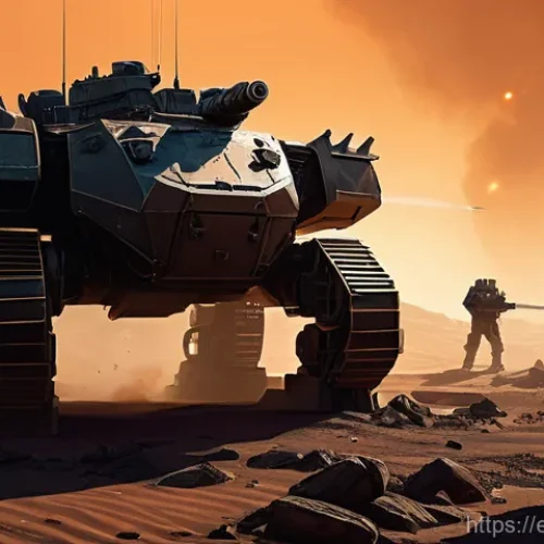 Home 15 스타크래프트2 OST 리뷰 - The Terran Anthem: Gritty Frontier Defense**
A highly detailed, cinematic scene depicting a group of...