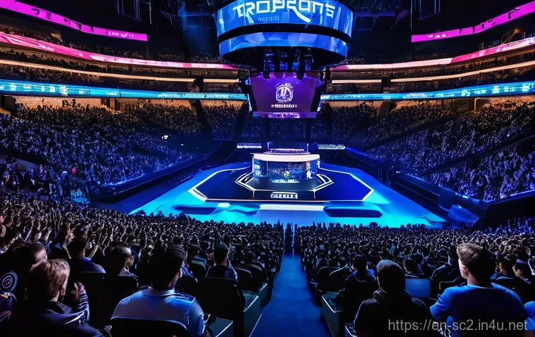 스타크래프트2 해외 리그 정보 - **The Grand Spectacle of the Esports World Cup:**
Imagine a vast, futuristic esports arena brimm...